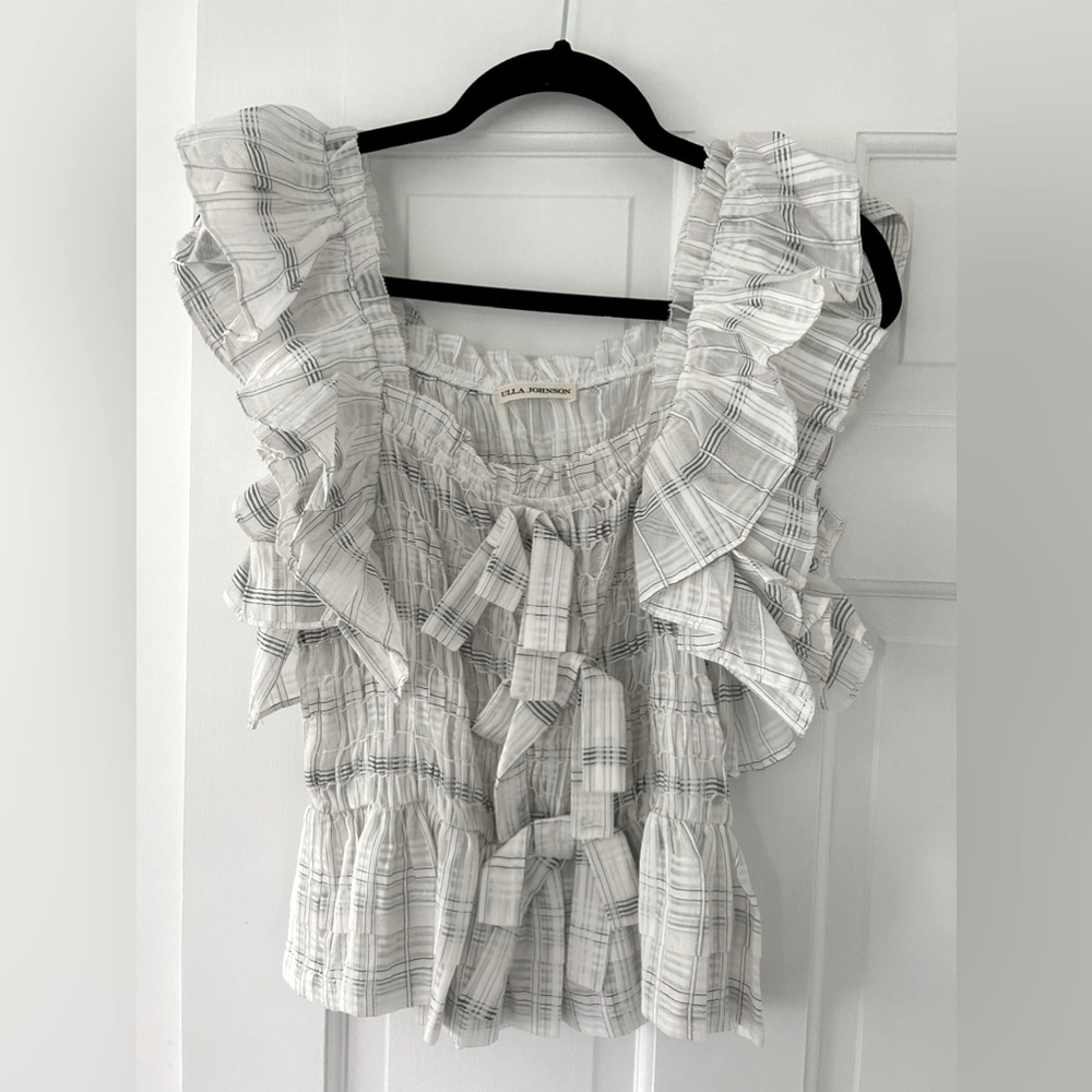 Ulla Johnson Ruffled Tank 6